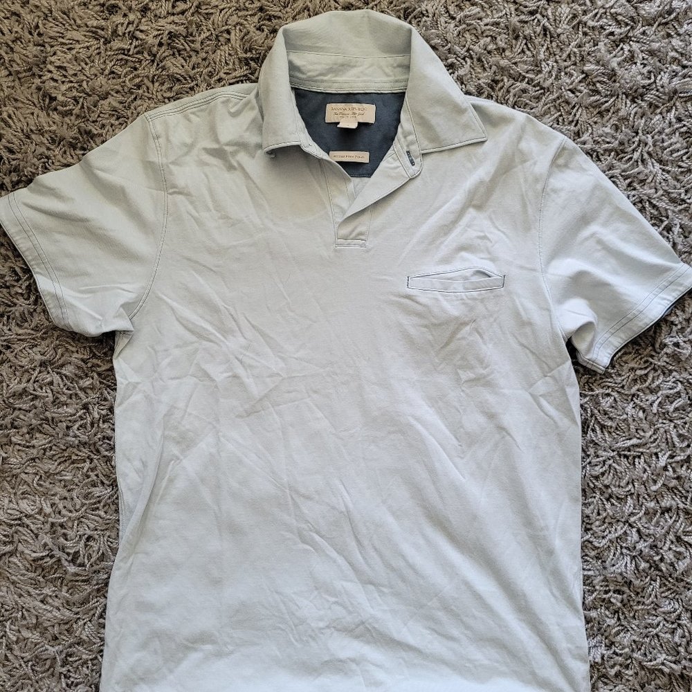 Fitted Pima Polo from Banana Republic
